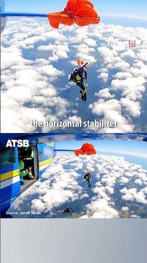 WATCH: Skydiver dangles at 15,000 feet after parachute catches on plane’s tail in Australia