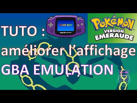 French Tutorial: EMU GBA VisualBoy Advance - The Basics - Improving Display - Pokémon Emerald Test