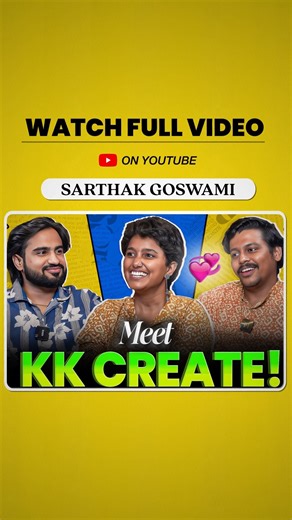 Sarthak Goswami | 7 Languages, 3 States in 1 City!? 🤯 . In the latest podcast, I sat down with Kavya Karnatac—better known as KK Create (3.5 M+ YouTube fam,... | Instagram