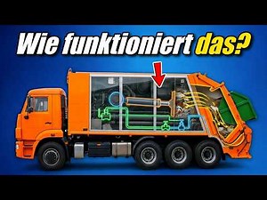 What actually happens inside a garbage truck?
