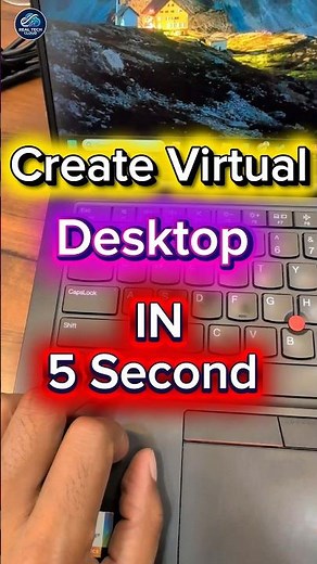 Create Virtual Desktop in Windows 11 | Boost Your Productivity! 🚀 #Shorts #popular