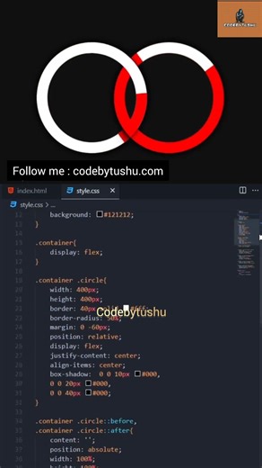 Create the Vehicle Two Wheeler By HTML, CSS, JS #codebytushu #html #css #js #coding