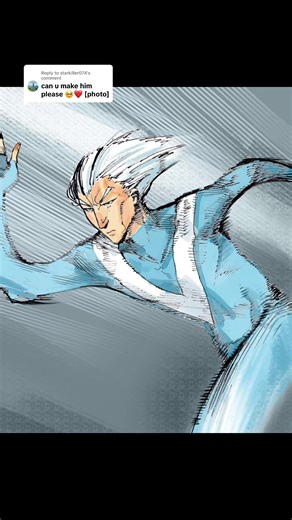 Replying to @starkiller074 Quicksilver Drawing #drawing #quicksilver #speeddrawing #comic #inkdrawing