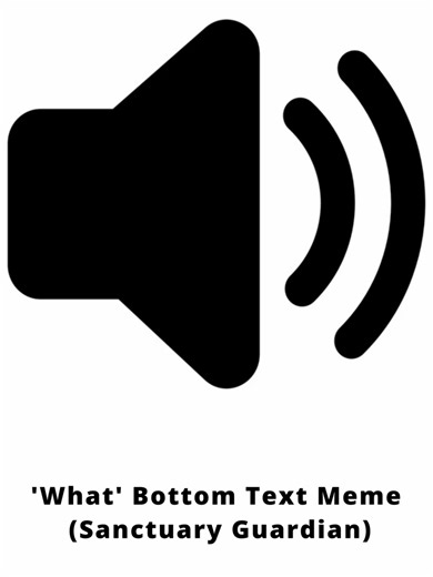 'What' Bottom Text Meme (Sanctuary Guardian) Meme Sound Effect 🔊 (FREE No Copyright) #memetemplateandsound #memetemplateandsound #TikTokMeme #TrendingSounds #viralvideos #funnysounds #SoundEffectLibrary #VideoEditing #mememusic #memesounds #soundeffectsstudio #FunnyClips #memeeffects #sfxtutorial #MemeEdits #foryoupage❤️❤️ #FYPViral #MemeMagic #TikTokTrend #funny #memes