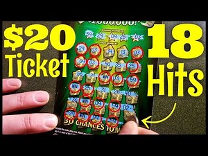 Big FAT Winner!! $1,000,000 Win Big Maryland Lottery Scratch Off Ticket 18 Hits