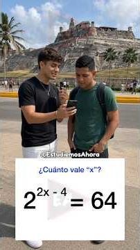 Find the value of x 🧠 Exponential equation 😫 #math #algebra (▶3822)