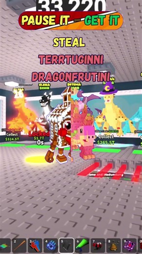 I got the terrtuginni dragonfrutini in Steal A Brainrot! #brainrot #stealabrainot #roblox 4310