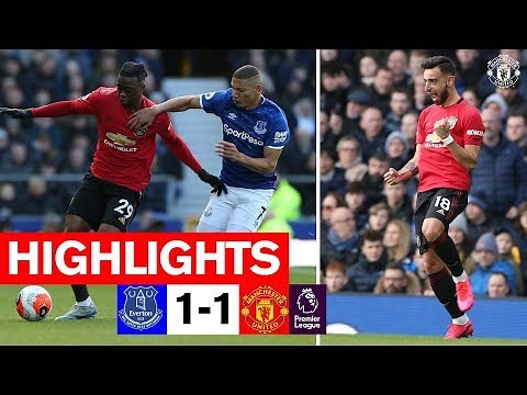 Highlights | Everton 1-1 Manchester United | Premier League 2019/20