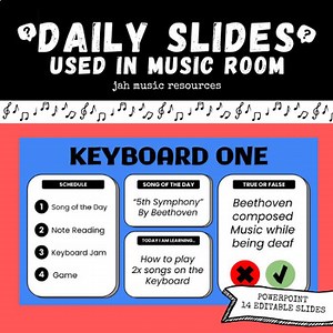 Daily Slides - Music Room Editables