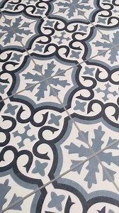 Blue Portuguese Azulejos Tile Design Vinyl Flooring Sheet Lino for Bathroom, Kitchen and Hallway Floors - Etsy