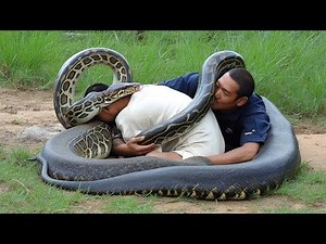 Man and Giant Python | Incredible Bond of Trust