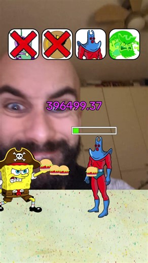 SpongeBob fight tap challenge