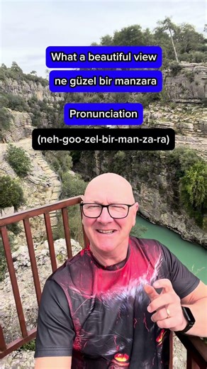 Learn Turkish | #shorts | WHAT A BEAUTIFUL VIEW in Turkish | Turkish lessons For Beginners