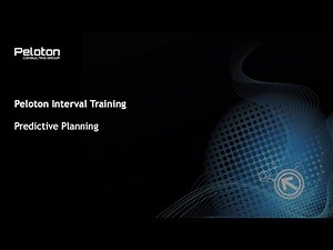 Peloton Interval Training: Predictive Planning