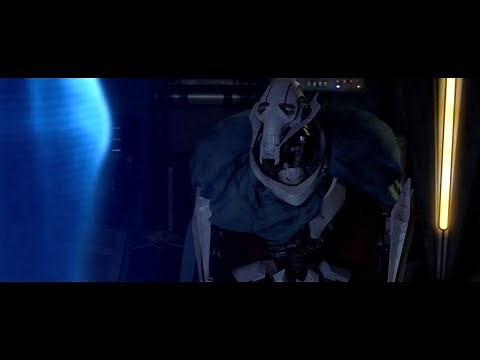 Star Wars Revenge of the Sith - Darth Sidious talks to General Grievous
