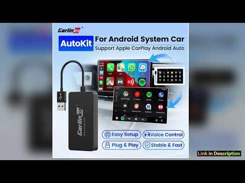 CarlinKit CCPA Wireless CarPlay Android Auto USB Dongle For Aftermarket Android System Car Radio