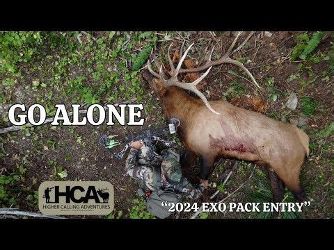 Giant Archery Elk, Self Filmed!! "2024 Exo Pack Entry"