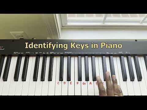 How to identify keys in Piano | Piano Tutorial | Beginners
