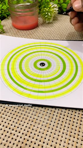 Base grid of a new mandala🥰 stay tuned to see the full version ☺️ #trending #mandalaart #easy #diy