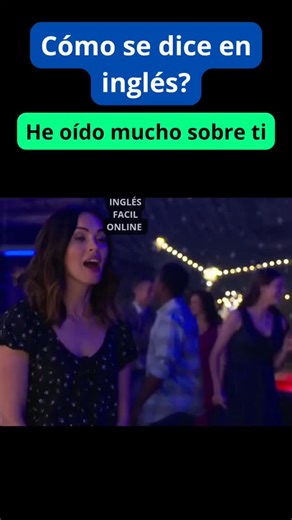🔥 ¡Frase que los nativos usan mucho! 💬 "I have heard so much about you." 🇪🇸 Traducción: He oído mucho sobre ti. 🗣️ Pronunciación: Ai jav jerd so mach abaut yu. ✅ Ejemplos: Wow, I have heard so much about you! (¡Wow, he oído mucho sobre ti!) My friends have heard so much about you. (Mis amigos han oído mucho sobre ti.) I’ve heard so much about you from my boss. (He escuchado mucho sobre ti por mi jefe.) 💡 Comenta YO para más frases naturales en inglés. #LearnEnglish #InglésFácil #FrasesEnIn