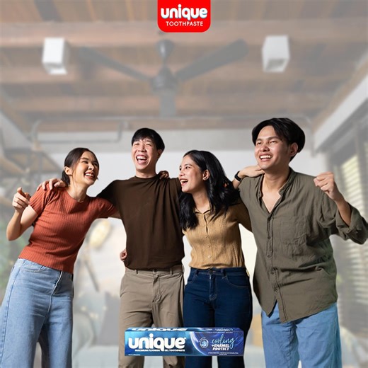 Walang sawang kwentuhan nanaman these holidays! 🥳 At para mas masaya ang usapan, make sure na fresh ang breath mo with #UniqueToothpaste! Buy now at the nearest grocery stores and supermarkets! 🛒 | Unique Toothpaste