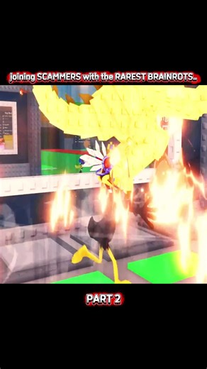 Joining scammers with the rarest brainrots.. part 2 #roblox #robloxtiktok #stealabrainrot