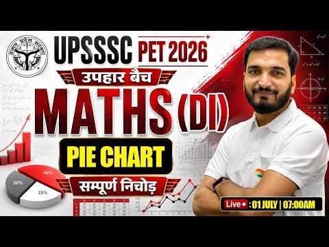 UPSSSC PET 2026 | Data Interpretation | PET Pie Chart Class #3 | उपहार बैच | Maths By Gyanendra Sir