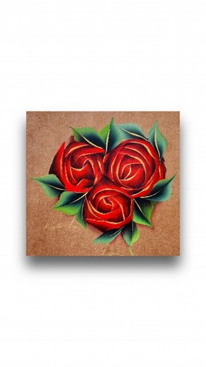 Renjitha Anoop on Instagram: "Beautiful RED ROSES 🌹 Flower Painting Quick and Easy method Check this out ✨✨✨ Follow Me For More 👍👍. Materials Cardstock paper Angle Brush Acrylic colors Liner Brush Gold . . . . #reelsinstagram #reelsvideos❤️ #viralreelsvideo❤️ #redroses #rose #amazing 🌻 #reelspaintingvideos #art #renjithaanoop #reelspost #beautifullday #instafeed #instagood #dailyart #reelsvideo #viralreels #trendingnow #reelstrendingvideo #instafollowme #followersforfollowers #paint #artvide