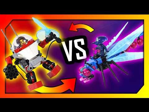 LEGO Galaxy Squad Mech Suit VS Alien Beetlezoid Bomber MOCs!