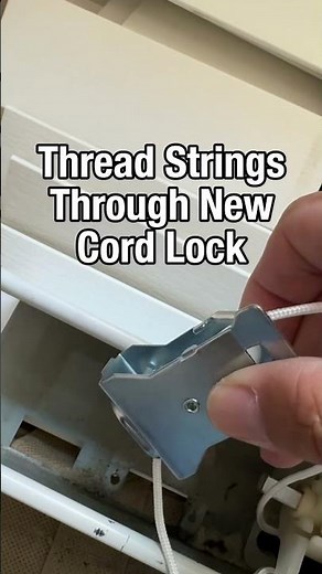 How To Change Cord Lock Venetian Blind