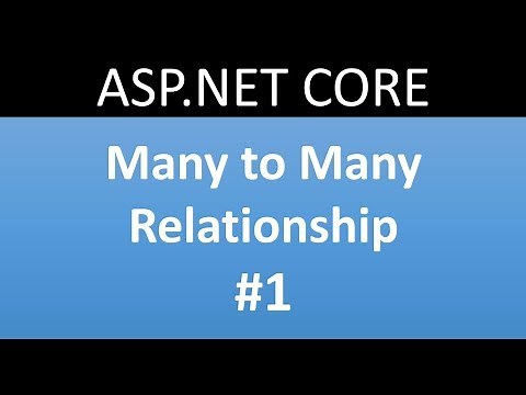 Many to Many Relationship Example in ASP.NET Core Part-1/6