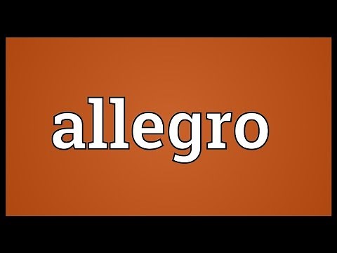 Allegro Meaning