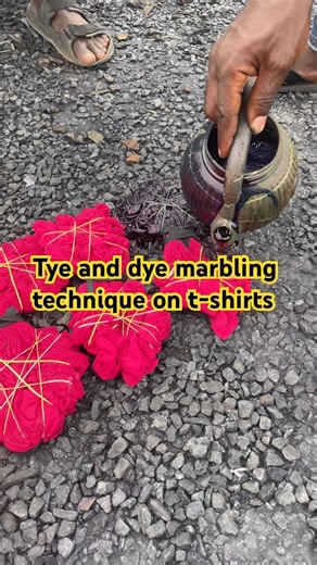 T-shirt Tye dye short tutorial #shorts #tyedye #art #creativecontentcreator