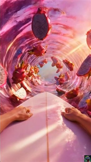 Would You Surf a Fruit Vortex? 🍍🌪️ Deep Sea Satisfying ASMR