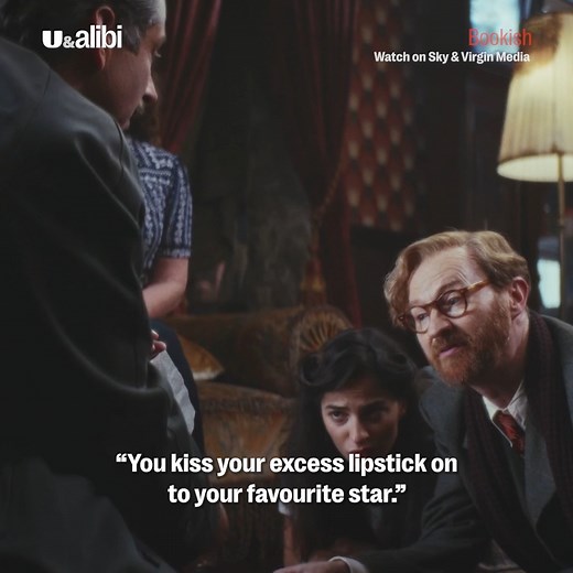 Can Book's quick thinking save a movie star from murder? Watch Bookish, with guest stars Joely Richardson and Jacob Fortune-Lloyd, on U&Alibi, on Sky and Virgin Media. | U&Alibi