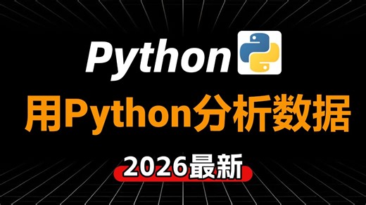 【全146集】利用Python进行数据分析，零基础入门到实战，手把手教会，全程干货！