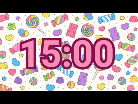15-Minute Rainbow Candy Timer 🌈 – Fun Colorful Classroom Countdown