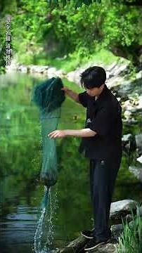 Catch river fish, and there are so many wild vegetables that we can't finish them all. #rural