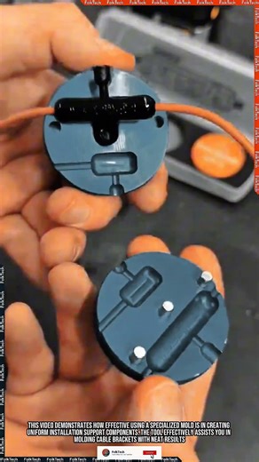 Cable Clip Mold Tool: Molding Cable Brackets Neat Strong Precise #tool #tools #innovation
