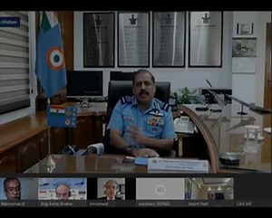 21K views · 148 shares | Chief of the Air Staff Air Chief Marshal RKS Bhadauria addressed the #CAPS webinar on "Energising the Indian Aerospace Industry", today. Highlights of the address. | Indian Air Force | Facebook