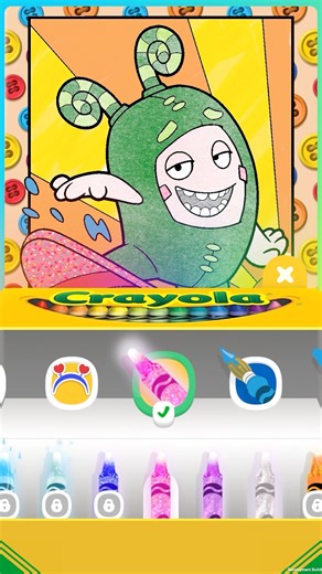 10K views · 55 reactions | Big news for little artists! Coloring with Blippi & Friends featuring Oddbods is out now! This free app lets kids create colorful masterpieces with hundreds of fun pages and Crayola coloring tools! Each page is inspired by popular @Moonbug characters and stories kids know and love from shows like Blippi , CoComelon , Little Angel , My Magic Pet Morphle and Oddbods ! So which page will you color first? #crayola #gaming #kidsbelike | Oddbods | Facebook