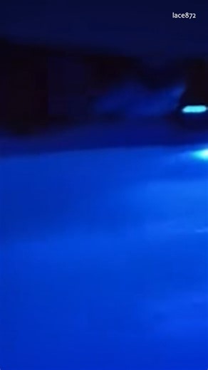 A woman filmed her new pool lights - nothing spooky, right? But when she watched the clip back, something eerie ran across the background. | Slapped Ham