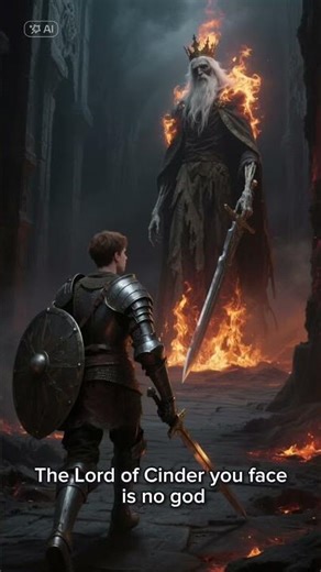 Gwyn Lord of Cinder (Dark Souls lore) #darksouls #lore #gaming #gwyn