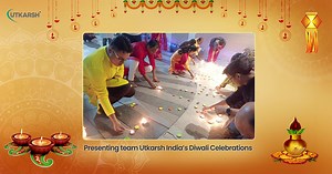 19K views · 26 reactions | Watch this video to see how team Utkarsh India celebrated and enjoyed #Diwali2022 by coming together and sharing the festive spirit. This celebration represented the culture we've created at work and the values we instill in our team: unity, cooperation, compassion, and dedication. To learn more about Utkarsh India, visit: https://utkarshindia.in/ | Utkarsh India Limited. | Facebook