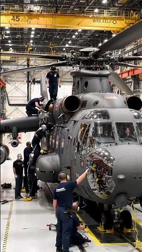 Inside a Massive Military Aircraft Factory ! Building A Largest Helicopter Black Badge in 8k