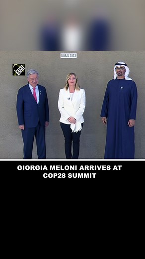 UAE: Italian PM Giorgia Meloni arrives at COP28 Summit in Dubai #cop28 #uae #italy #pmmodi #ItalianPM #giorgiameloni | Asian News International (ANI)