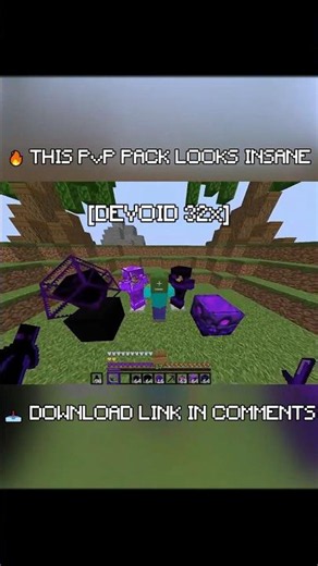 THIS PvP PACK LOOKS INSANE 🔥 | DeVoid 32x #minecraft #texturepvp #roblox