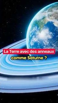 Pourquoi la Terre n'a pas d'anneaux ? (heureusement)