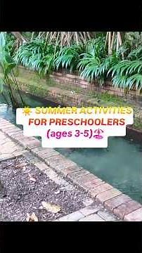 Summer Activities for Preschoolers