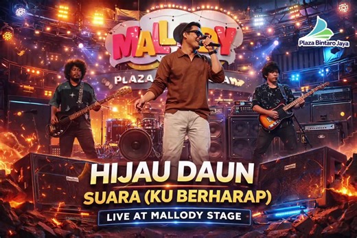 Hijau Daun Live di Mallody Stage: Nostalgia Musik